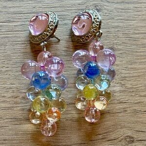 1980s Bubble Drop Earrings Vintage Rare Find